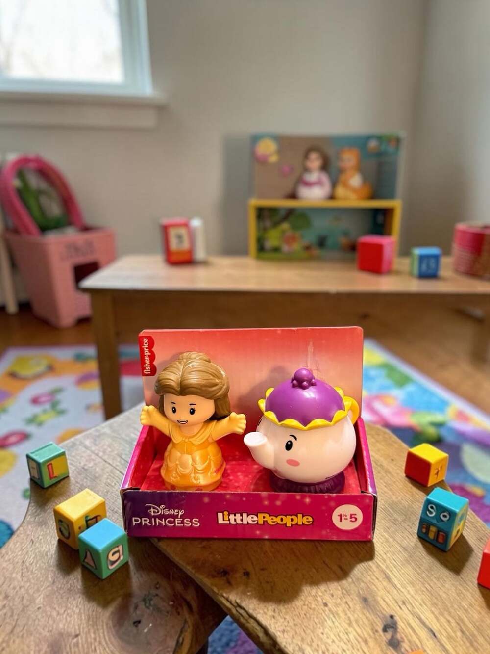 Little People Fisher-Price Disney Belle & Mrs Potts Beauty and the Beast *New*